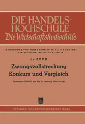 Boor |  Zwangsvollstreckung Konkurs und Vergleich | eBook | Sack Fachmedien
