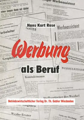 Rose | Werbung als Beruf | E-Book | www.sack.de
