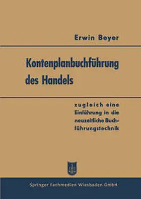Beyer |  Kontenplanbuchführung des Handels | eBook | Sack Fachmedien