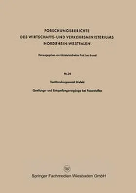  Quellungs- und Entquellungsvorgänge bei Faserstoffen | eBook | Sack Fachmedien