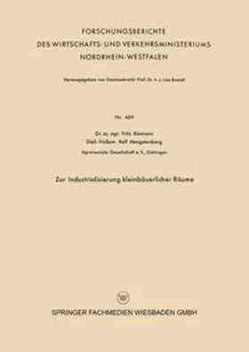 Riemann | Zur Industrialisierung kleinbäuerlicher Räume | E-Book | www.sack.de