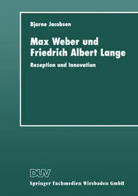 Max Weber und Friedrich Albert Lange | E-Book | www.sack.de