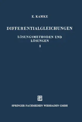  Differentialgleichungen Lösungsmethoden und Lösungen | Buch |  Sack Fachmedien