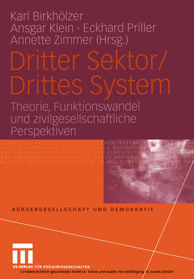 Birkhölzer / Klein / Priller | Dritter Sektor/Drittes System | E-Book | sack.de