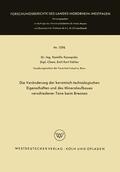 Konopicky |  Konopicky, K: Veränderung der keramisch-technologischen Eige | Buch |  Sack Fachmedien