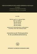 Opitz / Loparo |  Opitz, H: Automatisierung der Werkzeugmaschine für die spana | Buch |  Sack Fachmedien