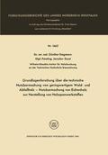Stegmann |  Stegmann, G: Grundlagenforschung über die technische Nutzbar | Buch |  Sack Fachmedien