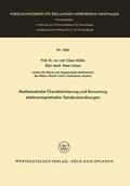 Müller |  Müller, C: Mathematische Charakterisierung und Bewertung ele | Buch |  Sack Fachmedien