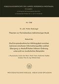 Reckziegel |  Reckziegel, W: Theorien zur Formalanalyse mehrstimmiger Musi | Buch |  Sack Fachmedien