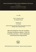 Fink |  Fink, H: Über den biologischen Wert der einzelligen Grünalge | Buch |  Sack Fachmedien