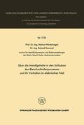 Winterhager |  Winterhager, H: Über die Metallgehalte in den Schlacken des | Buch |  Sack Fachmedien