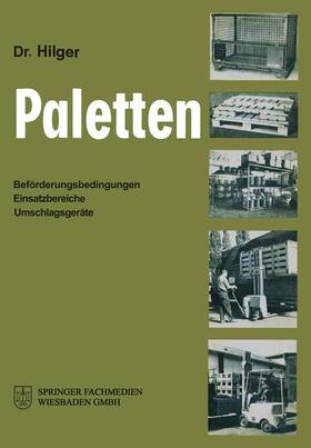 Hilger | Paletten | Buch | 978-3-663-06633-0 | sack.de
