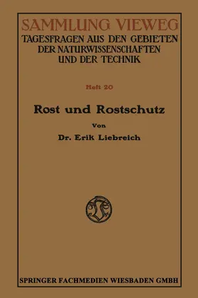 Liebreich-Landolt |  Rost und Rostschutz | Buch |  Sack Fachmedien