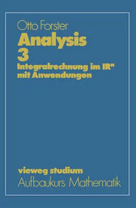 Forster |  Analysis 3 | eBook | Sack Fachmedien