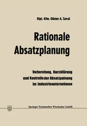 Saval | Rationale Absatzplanung | E-Book | www.sack.de