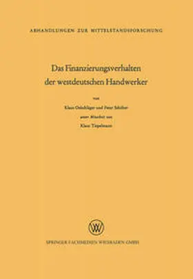 Oelschläger |  Das Finanzierungsverhalten der westdeutschen Handwerker | eBook | Sack Fachmedien