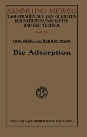 Blüh | Die Adsorption | E-Book | sack.de