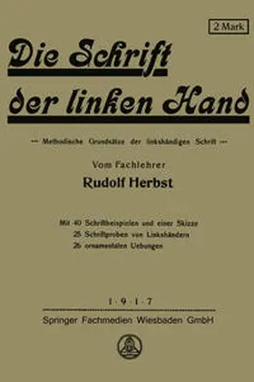 Herbst |  Die Schrift der linken Hand | eBook | Sack Fachmedien
