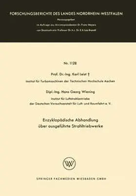 Leist |  Enzyklopädische Abhandlung über ausgeführte Strahltriebwerke | eBook | Sack Fachmedien