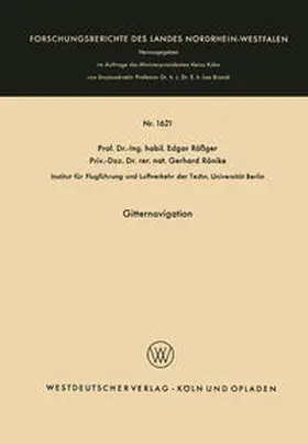 Rößger |  Gitternavigation | eBook | Sack Fachmedien