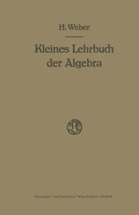 Weber | Lehrbuch der Algebra | E-Book | www.sack.de