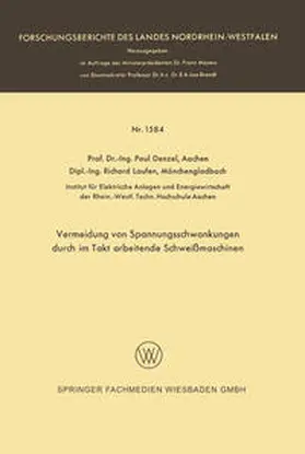 Denzel | Vermeidung von Spannungsschwankungen durch im Takt arbeitende Schweißmaschinen | E-Book | www.sack.de