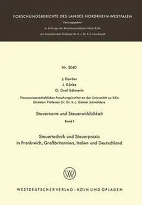 Daviter / Könke / Schwerin | Steuernorm und Steuerwirklichkeit | E-Book | www.sack.de