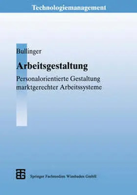 Bullinger |  Arbeitsgestaltung | eBook | Sack Fachmedien