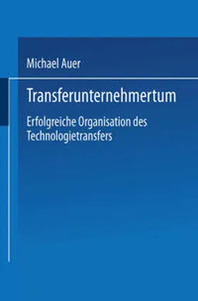 Auer |  Transferunternehmertum | eBook | Sack Fachmedien