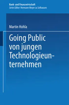 Hohla |  Going Public von jungen Technologieunternehmen | eBook | Sack Fachmedien