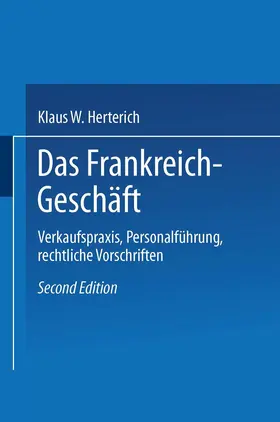  Das Frankreich-Geschäft | Buch |  Sack Fachmedien