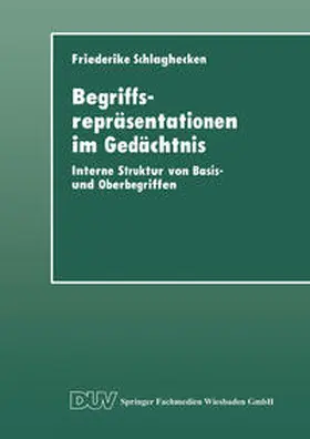 Begriffsrepräsentationen im Gedächtnis | E-Book | sack.de