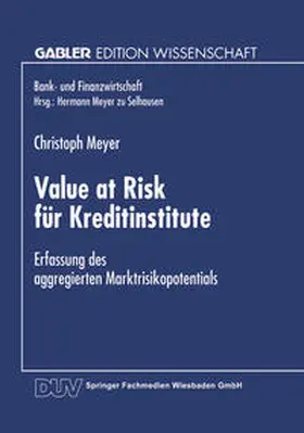 Meyer | Value at Risk für Kreditinstitute | E-Book | www.sack.de