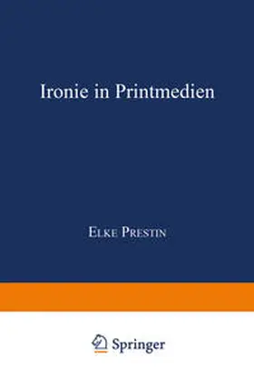 Prestin |  Ironie in Printmedien | eBook | Sack Fachmedien