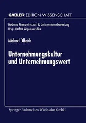 Unternehmungskultur und Unternehmungswert | E-Book | www.sack.de