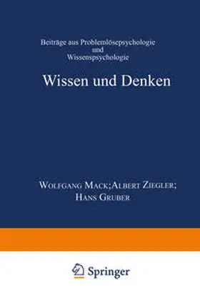 Gruber |  Wissen und Denken | eBook | Sack Fachmedien