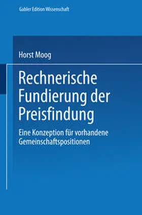 Rechnerische Fundierung der Preisfindung | E-Book | www.sack.de