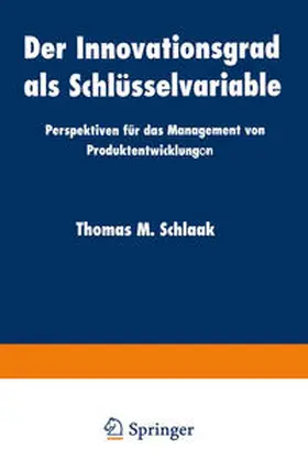  Der Innovationsgrad als Schlüsselvariable | eBook | Sack Fachmedien