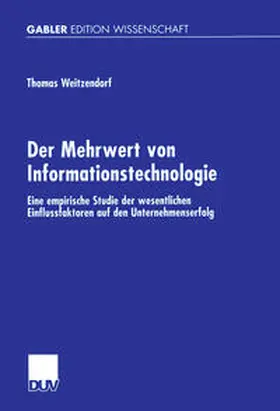 Der Mehrwert von Informationstechnologie | E-Book | www.sack.de