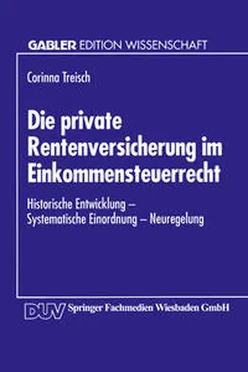 Die private Rentenversicherung im Einkommensteuerrecht | E-Book | www.sack.de