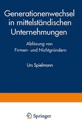 Generationenwechsel in mittelständischen Unternehmungen | E-Book | www.sack.de