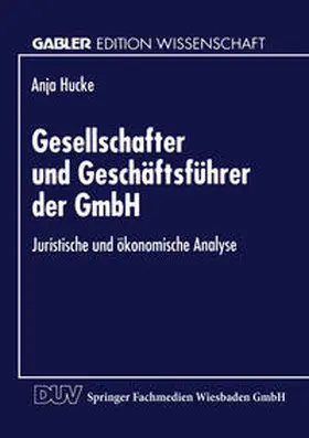 Gesellschafter und Geschäftsführer der GmbH | E-Book | www.sack.de