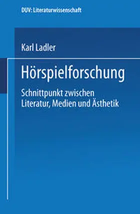 Ladler | Hörspielforschung | E-Book | www.sack.de