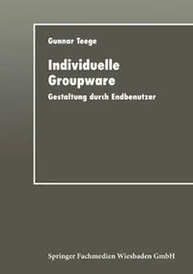  Individuelle Groupware | eBook | Sack Fachmedien