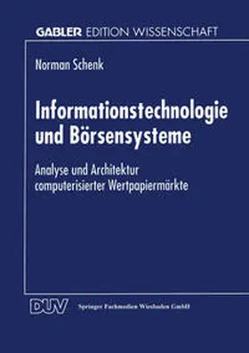 Informationstechnologie und Börsensysteme | E-Book | www.sack.de