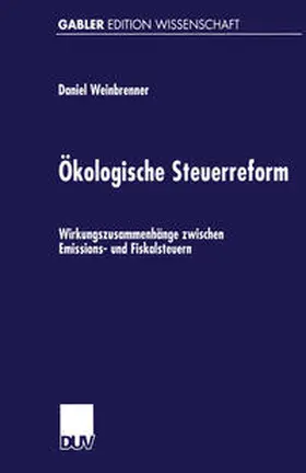 Ökologische Steuerreform | E-Book | www.sack.de