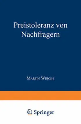 Wricke | Preistoleranz von Nachfragern | E-Book | www.sack.de