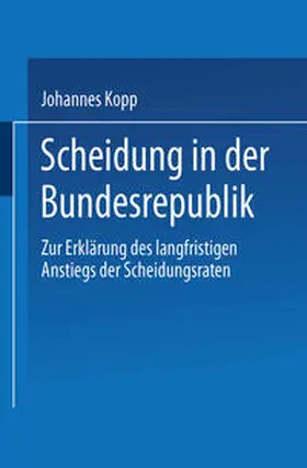 Kopp |  Scheidung in der Bundesrepublik | eBook | Sack Fachmedien