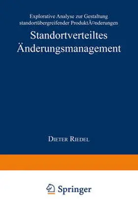 Riedel |  Standortverteiltes Änderungsmanagement | eBook | Sack Fachmedien