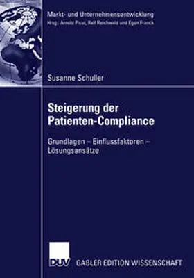 Schuller | Steigerung der Patienten-Compliance | E-Book | www.sack.de